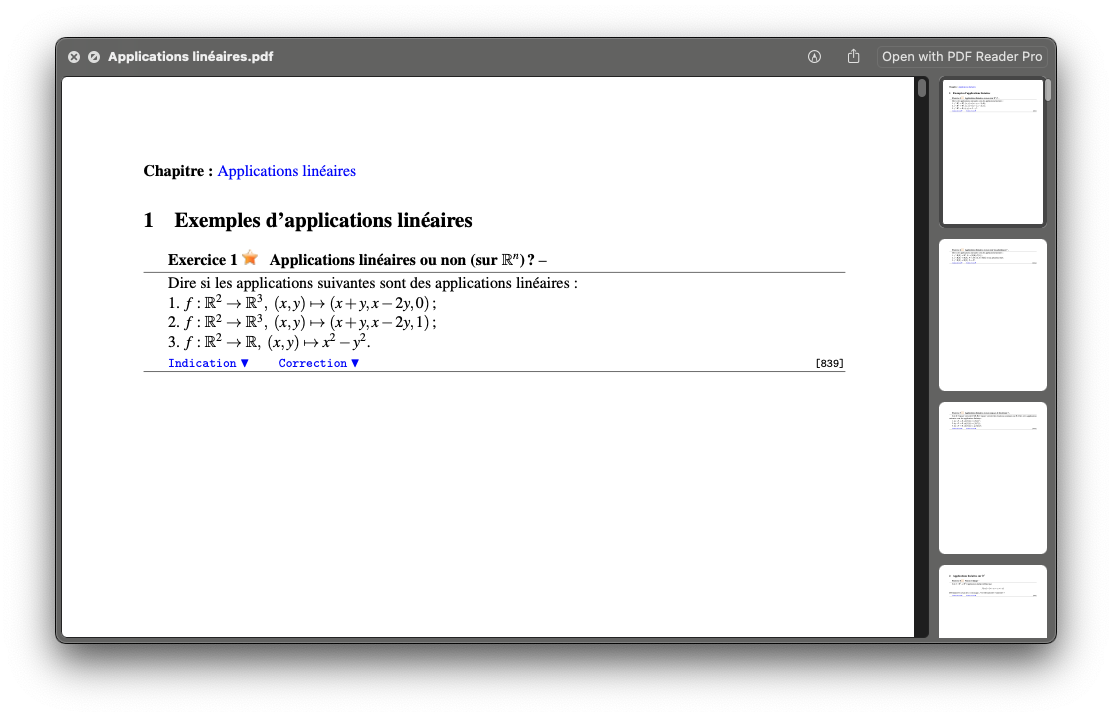 Demo 1 - Generated LaTeX PDF output